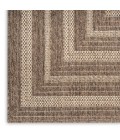 Nourison Tulum Brown TLM04 2 ft. X 6 ft. Rect. Rug