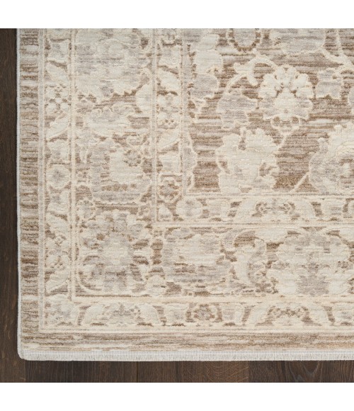 Nourison Outlines Ivory Mocha OLN03 2 ft. 2 in. X 12 ft. Rect. Rug