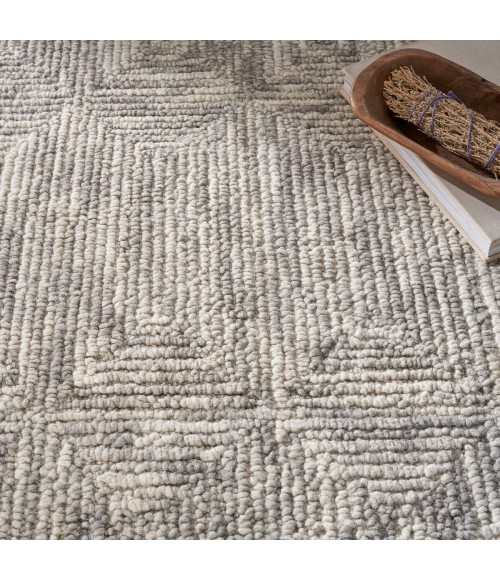 Nourison Vail Grey VAI04 7 ft. 9 in. X 9 ft. 9 in. Rect. Rug
