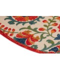 Nourison Aloha Red Multicolor ALH17 5 ft. 3 in. Round Rug