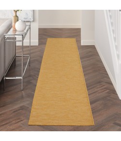 Nourison Positano - Pos01 Yellow Area Rug 2 ft. 2 X 10 ft. Rectangle