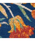 Nourison Allur Area Rug ALR09-Navy Multicolor