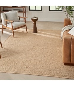 Nourison Natural Jute - Njt01 Bleached Area Rug 8 ft. X 10 ft. Rectangle