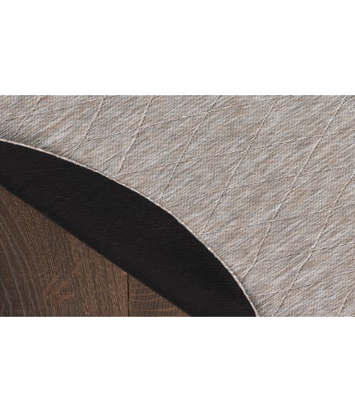 Nourison Practical Solutions Grey Mocha PSL01 8 ft. Round Rug