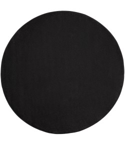 Nourison Essentials - Nre01 Black Area Rug 10 ft. X Round