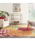 Nourison Aloha Area Rug ALH05-Red Multi Colored