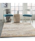 Michael Amini MA90 Uptown Area Rug UPT03-Beige/Aqua