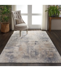 Nourison Rustic Textures - Rus05 Beige Grey Area Rug 6 ft. X 9 ft. Rectangle