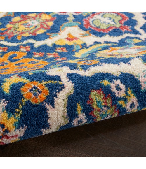 Nourison Allur Area Rug ALR03 Navy Multicolor
