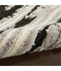 Nourison TEXTURED CONTEMPORARY Area Rug Nourison Textured Contemporary Area Rug TEC02-Ivory/Charcoal