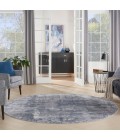 Nourison Rustic Textures Area Rug RUS05 Grey 5'3" Round