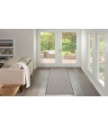 Nourison Courtyard Ivory/Charcoal COU01 2 ft. 2 in. X 10 ft. Rectangle Rug