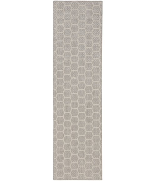 Nourison Twist Reversible Grey TWS01 6 ft. Rect. Rug