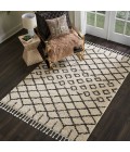 Nourison Moroccan Shag Area Rug MRS01-Cream