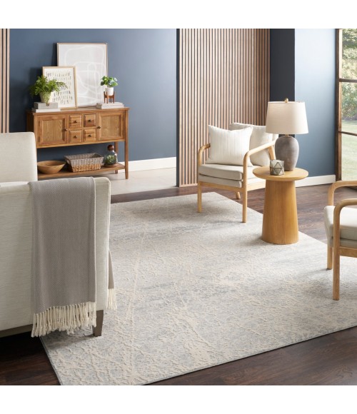 Nourison Splendid Ivory Grey SLD02 7 ft. 10 in. X 9 ft. 10 in. Rect. Rug