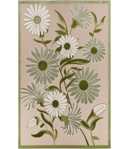 Nourison Aloha Ivory Green Rug ALH33 9 ft. X 12 ft. Rectangle - Rugs Town Nourison Aloha Ivory Green ALH33 9 ft. X 12 ft. Rectangle Rug