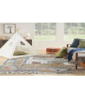 Nourison Astra Machine Washable Multicolor ASW01 7 ft. 10 in. X 10 ft. Rectangle Rug