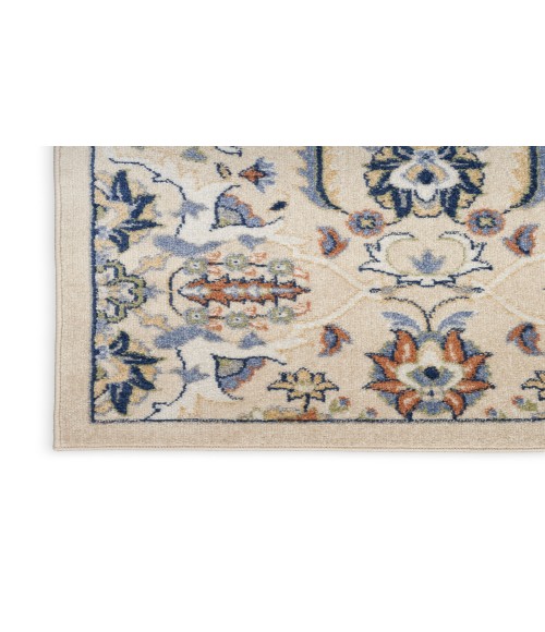 Nourison Allur Beige ALR03 4 ft. X 6 ft. Rectangle Rug