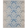Nourison Elation - Etn03 Ivory Blue Area Rug 9 ft. X 12 ft. Rectangle