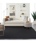 Nourison Essentials Area Rug Nourison Nourison Essentials Black Area Rug NRE01 Black 10' x 14'