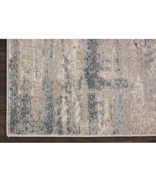 Nourison MAXELL Area Rug Nourison Maxell Runner Area Rug MAE17-Ivory/Teal