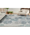 Nourison Garden Oasis Blue Rug GOA05 9 ft. X 12 ft. Rectangle - Rugs Town Nourison Garden Oasis Blue GOA05 9 ft. X 12 ft. Rectangle Rug