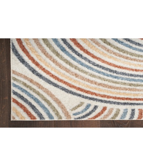 Nourison Astra Machine Washable Ivory Multicolor Rug ASW08 2 ft. X 6 ft. Rectangle - Rugs Town Nourison Astra Machine Washable Ivory Multicolor ASW08 2 ft. X 6 ft. Rectangle Rug