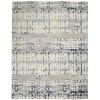 Nourison Twilight - Twi10 Ivory Navy Area Rug 7 ft. 9 in. X 9 ft. 9 in. Rectangle