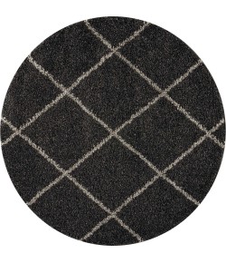 Nourison Brisbane - Bri03 Charcoal Area Rug 4 ft. X Round