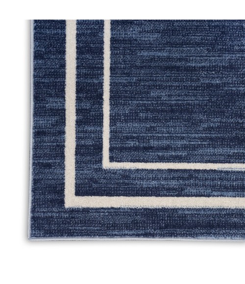 Nourison Nourison Essentials Area Rug Nourison Nourison Essentials Area Rug NRE02 Navy/Ivory