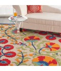 Nourison ALOHA Area Rug Nourison Aloha Area Rug ALH20-Red/Multi