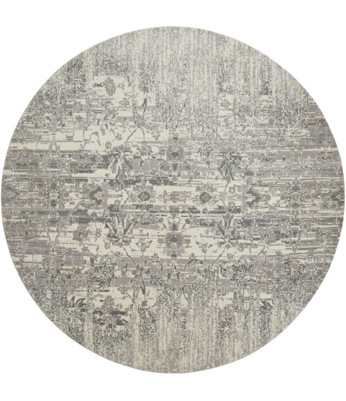 Nourison Twilight Round Area Rug TWI02 Ivory 8' Round
