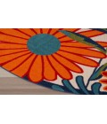 Nourison Aloha Multicolor ALH33 7’10” Round Rug