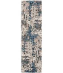 Nourison Ki100 American Manor - Amr04 Ivory Blue Area Rug 2 ft. 2 in. X 7 ft. 6 in. Runner