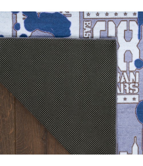 Nourison Home Imagination Blue Rug IMA22 5 ft. X 7 ft. Rectangle - Rugs Town Nourison Home Imagination Blue IMA22 5 ft. X 7 ft. Rectangle Rug