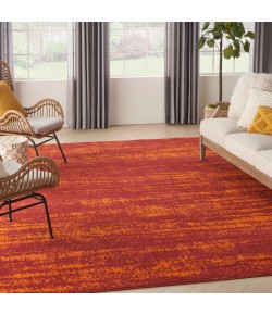 Nourison Essentials - Nre03 Red Area Rug 9 ft. X 12 ft. Rectangle