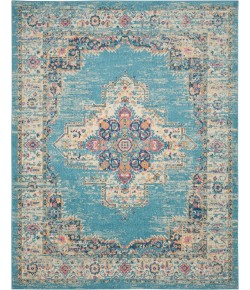 Nourison Passion - Psn03 Light Blue Area Rug 9 ft. X 12 ft. Rectangle