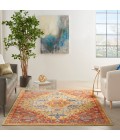 Nourison Allur Area Rug ALR04-Red Multicolor