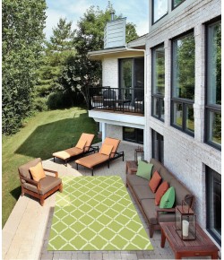 Nourison Home Home & Garden RS091 Light Green 10 ft. X 13 ft. Area Rug