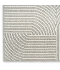 Nourison Natural Texture Grey Ivory NTX02 8 ft. Rect. Rug