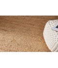 Nourison Natural Jute Bleached NJT01 4 ft. Square Rug