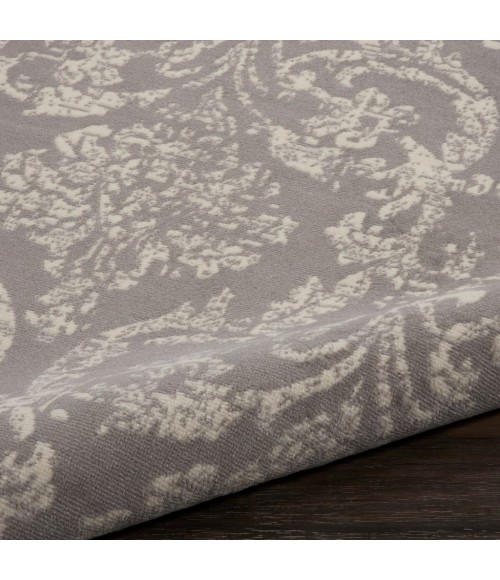 Nourison Jubilant Round Area Rug JUB09-Grey