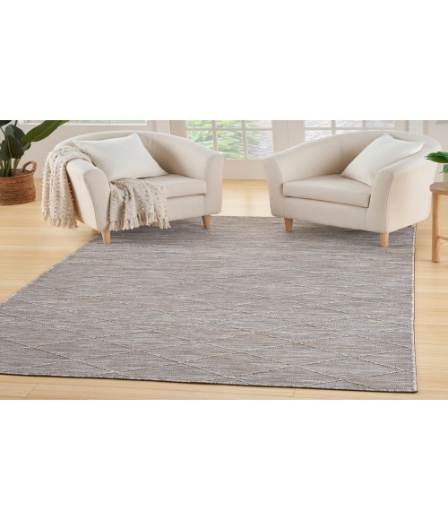 Nourison Practical Solutions Grey Mocha PSL01 7 ft. X 10 ft. Rectangle Rug