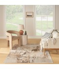 Nourison Home Washable Decor Mocha WSD09 6 ft. 7 in. X 9 ft. Rectangle Rug