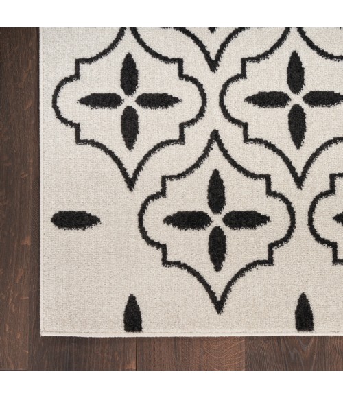 Nourison Home Nourison Essentials Ivory Black NRE04 5 ft. X 7 ft. Rectangle Rug