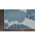 Nourison Garden Oasis Blue GOA04 8 ft. X 10 ft. Rectangle Rug