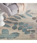 Nourison TRANQUIL Area Rug Nourison Tranquil Area Rug TRA01-Ivory/Light Blue