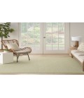 Nourison Courtyard Ivory Green COU01 8 ft. Square Rug