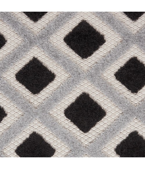 Nourison Aloha Area Rug ALH26-Black White