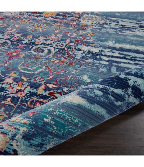 Nourison VINTAGE KASHAN Area Rug Nourison Vintage Kashan Area Rug VKA02-Blue
